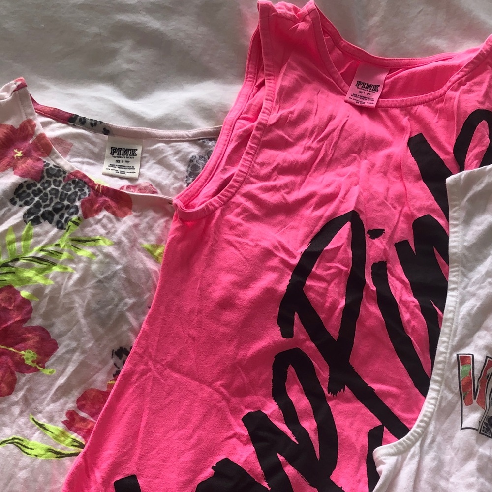 PINK Victoria's Secret Cover Ups Dresses Bundle Tie Dye Cotton XS - Picture 3 of 3